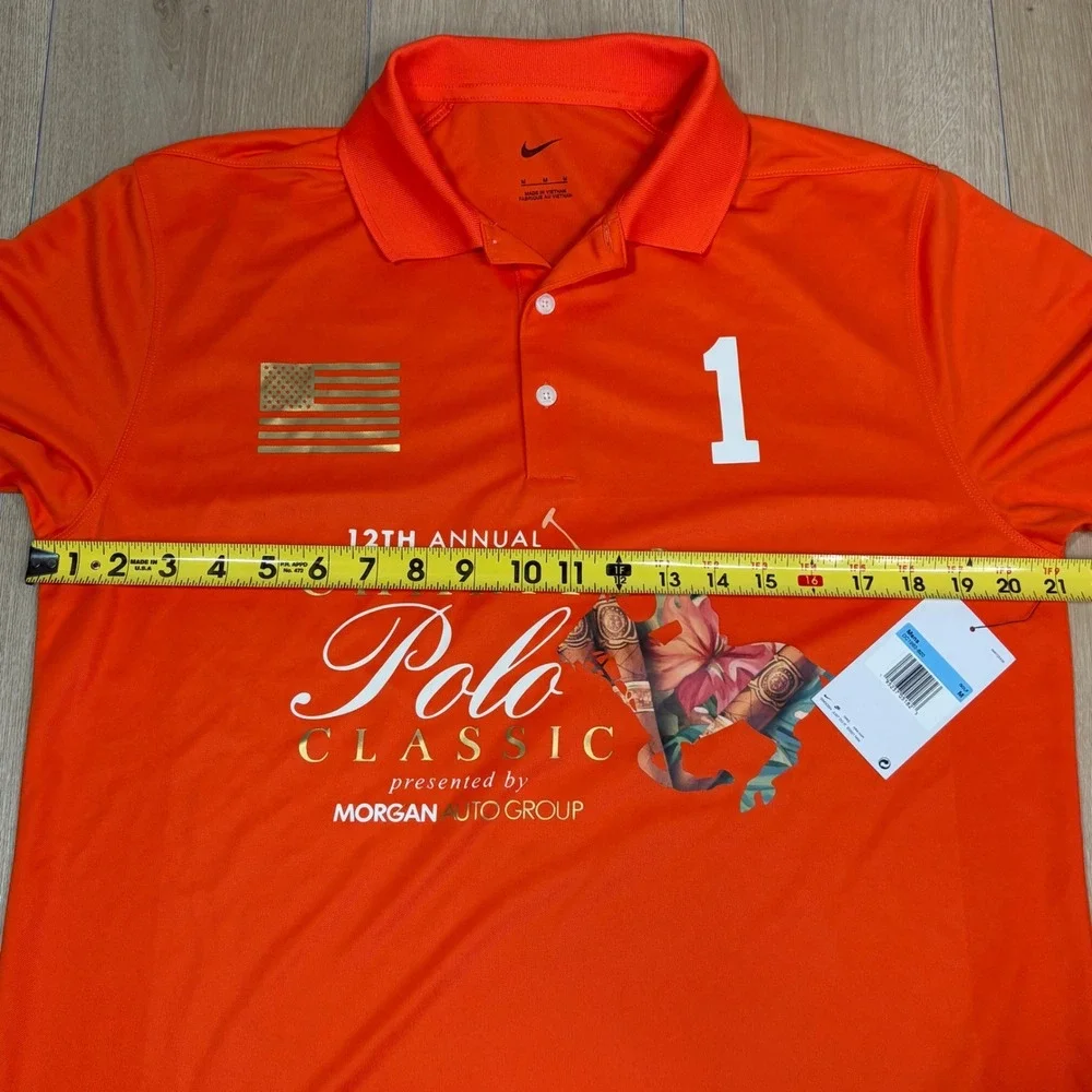 Nike Golf Mens Orange Charity Polo Classic Tampa Bay Shirt DC1963-820 Medium NWT